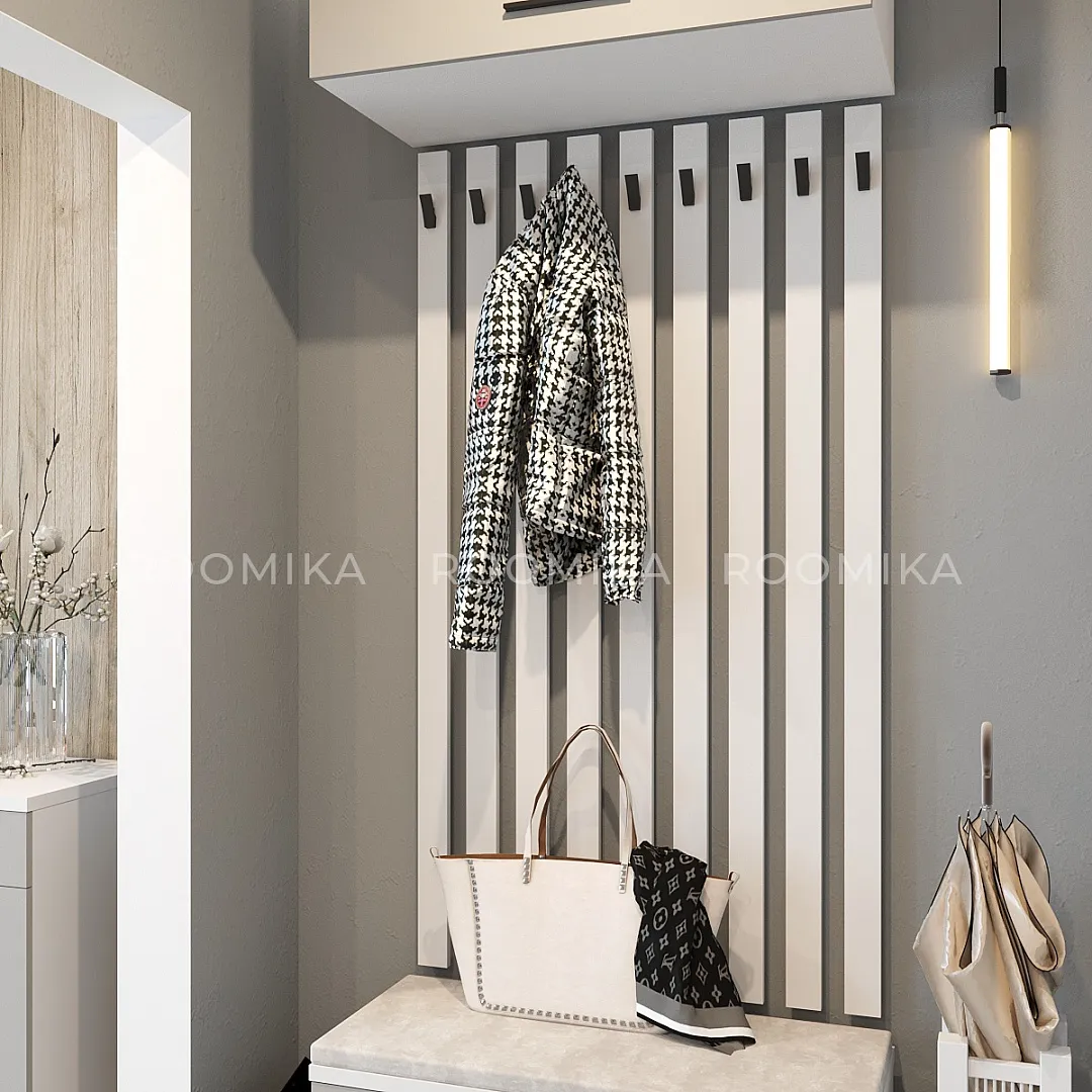 Панель узкая с крючками L100.1