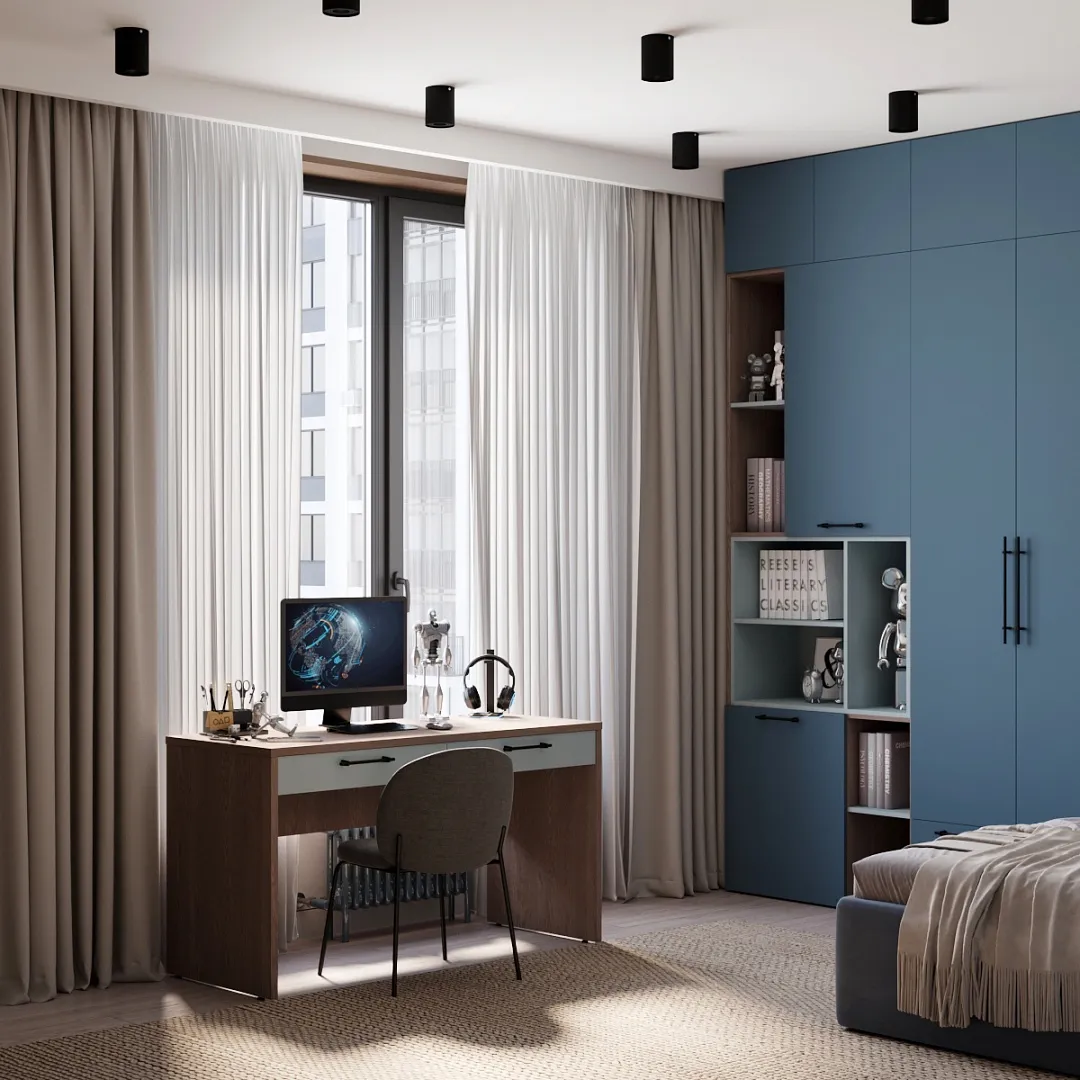 Cтол письменный прямой L718