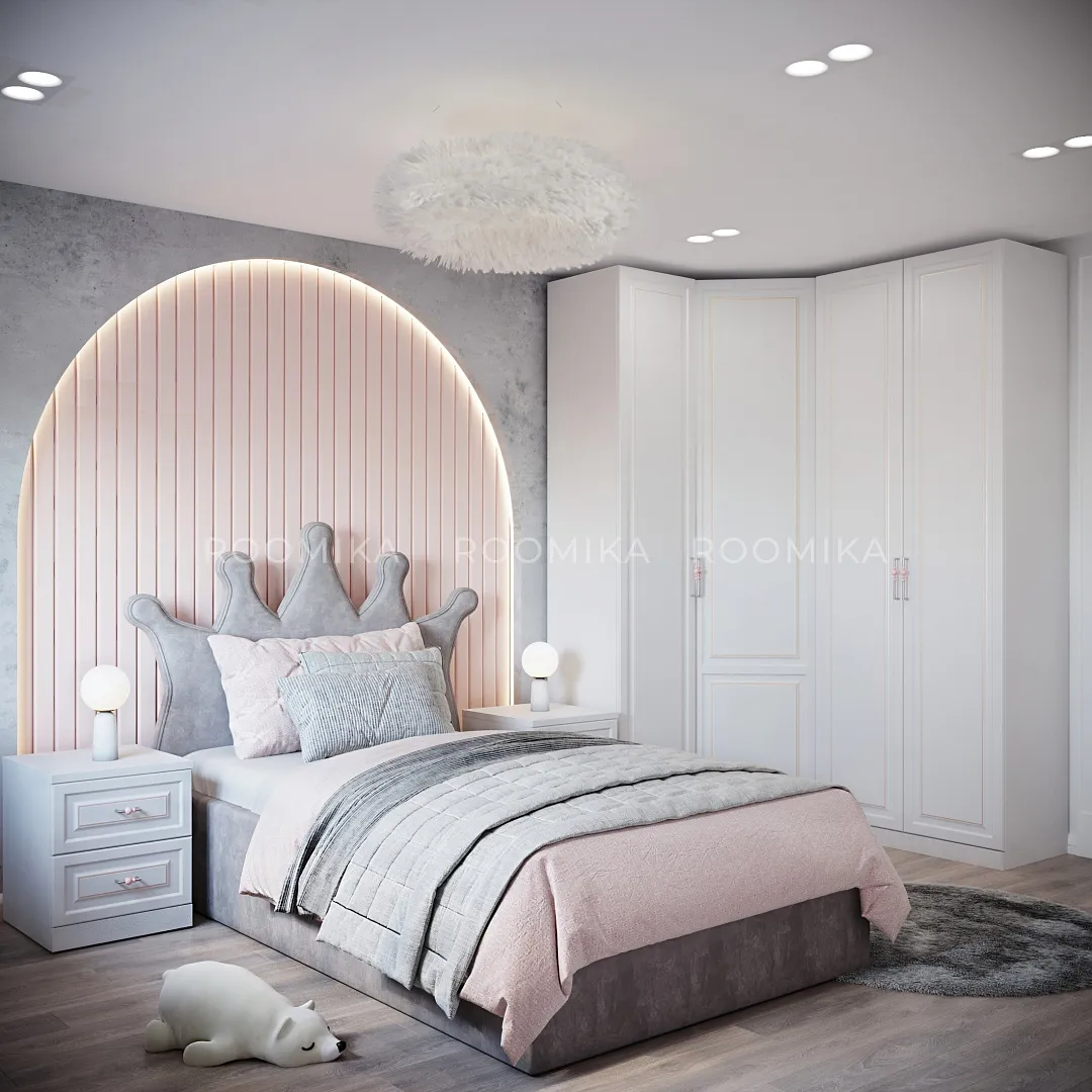 Кровать мягкая QUEEN с подъемным механизмом, 120x200