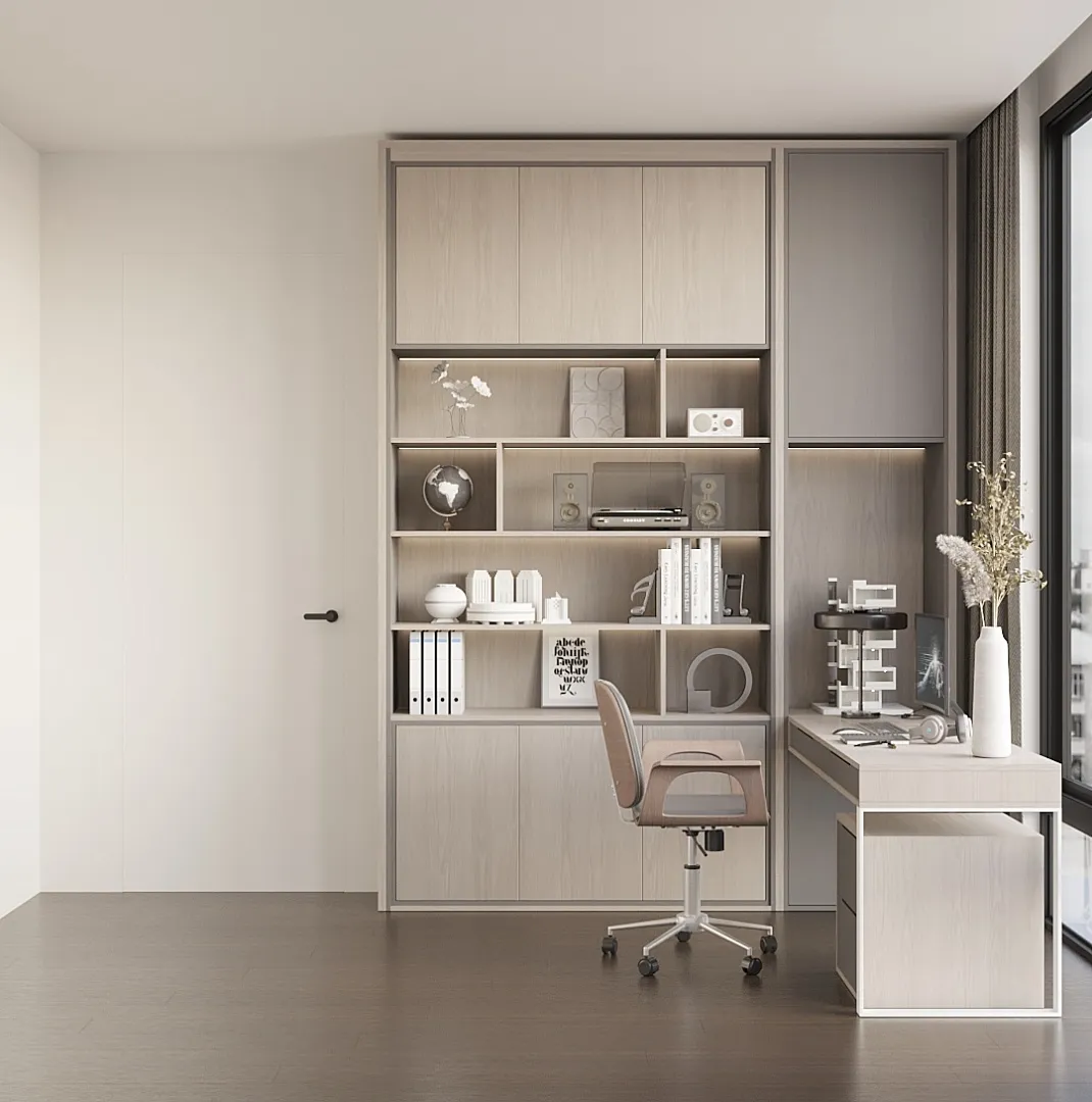 Кабинет с встроенным столом №7
