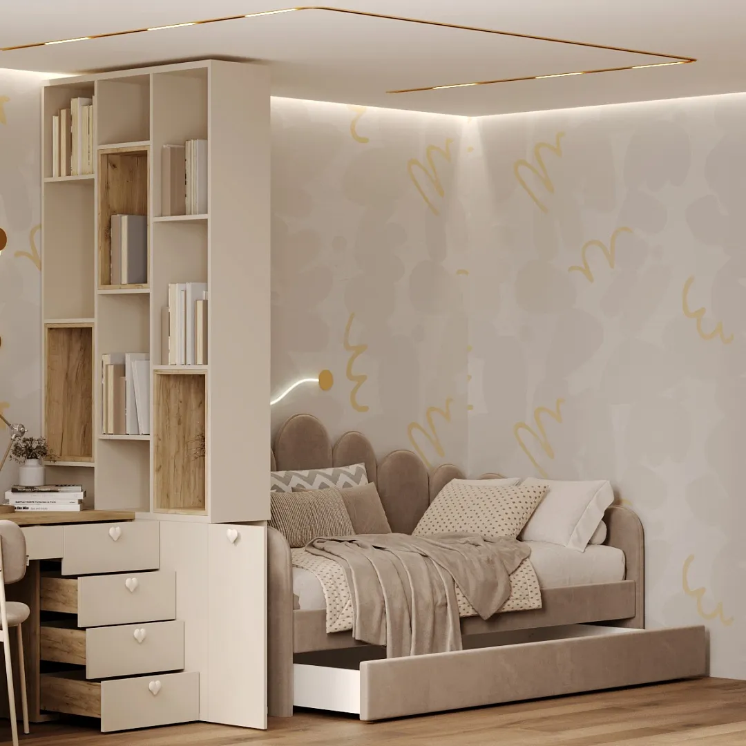 Стеллаж-тумба перегородка со вставками LG239.90