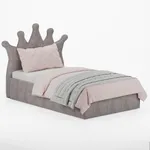 Кровать мягкая КВИН с подъемным механизмом, 120x200