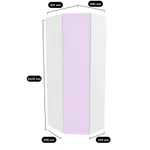 Шкаф угловой A218