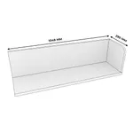 Полка навесная с боковиной E113