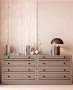 Комод с ящиками узкий с эмалевой столешницей A728.45ES