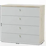 Комод 4 ящика L704