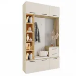 Секция с вешалкой и стеллажом L416