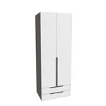 Шкаф 2 дверный с ящиками, фасады в эмали LE211.60