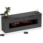 Тумба ТВ напольная с электрокамином LG551.450L/R