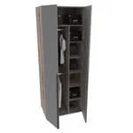 Шкаф 2 дверный, фрезерованные фасады в эмали LE-210.60-4