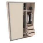 Шкаф-купе ХG186.60-1, профиль INTEGRO, фасад МДФ