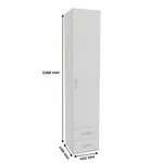 Шкаф 1 дверный с ящиками P221