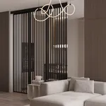 Раздвижная стеклянная перегородка для кухни GRACE 22