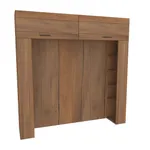 Ниша для кровати с секциями L407.44