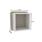 Полка навесная с панелью МДФ P100