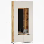 Секция с зеркалом и полками L408