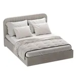 Кровать двуспальная мягкая ФЛАЙ с подъемным механизмом, 200x200