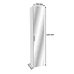 Шкаф 1 дверный узкий с зеркалом L-220.44-4Z