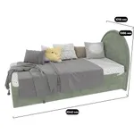 Кровать односпальная мягкая БАББЛ с подъемным механизмом