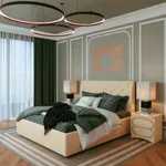 Кровать двуспальная мягкая МИРА с подъемным механизмом, 160x200