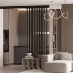 Раздвижная стеклянная перегородка для кухни GRACE 22