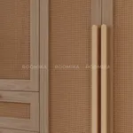 Шкаф двустворчатый, фасады натуральный ротанг L210.60-3
