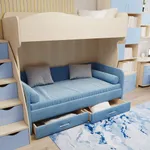 Кровать чердак с диваном для мальчика