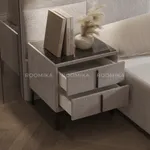 Cпальня с мягкой кроватью Versal и мягкими тумбами 203