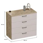 Комод 4 ящика L704