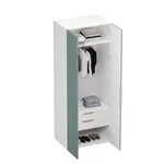 Шкаф 2 дверный, фрезерованные фасады в эмали LE210.60-3