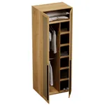 Шкаф двустворчатый, фасады натуральный ротанг  L210.60-4