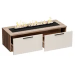 Тумба ТВ напольная с электрокамином L548.451