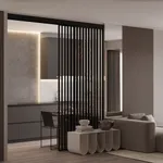 Раздвижная стеклянная перегородка для кухни GRACE 22