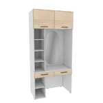 Столик туалетный с антресолью и стеллажом L414.60