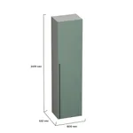 Шкаф однодверный с полками LG244.44