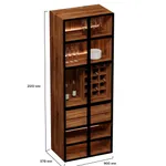 Шкаф напольный со стеклом с подсветкой T252.90.200