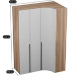 Шкаф угловой F208 L/R