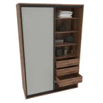 Шкаф-купе ХG160.60-3, профиль INTEGRO, фасад МДФ