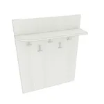 Вешалка настенная с  радиусной полкой P178 L/R