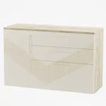 Комод с фрезерованными фасадами в эмали LE706 L/R