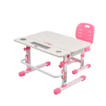 Комплект парта + стул Littonia Pink-w + лампа