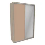 Шкаф-купе U161 тип 2 МДФ/зеркало