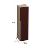 Шкаф однодверный с полками LG244.60