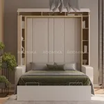 Шкаф-кровать трансформер LE950.160, фасады в эмали, 160x200
