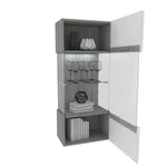 Шкаф навесной с подсветкой LG350