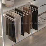 BELLE  Вешалка для брюк, 900 мм, цвет белый, BE90TRWH