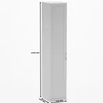 Шкаф одноверный для одежды A220.44-4