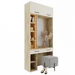 Столик туалетный с антресолью и стеллажом L415