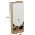 Шкаф для одежды с открытой нишей  с подсветкой LG254.44