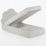 Кровать односпальная мягкая CLOUD  с подъемным механизмом, 90x190